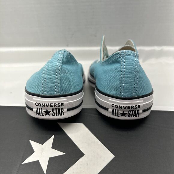 CONVERSE All Stars Low Top Bleached Aqua Unisex Men 10 Women 12 NEW in Box - Picture 4 of 7